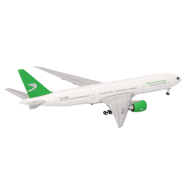 Herpa Wings Flugzeugmodell Turkmenistan Airlines Boeing 777-200LR (1:500)